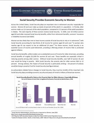 women and socsec cover