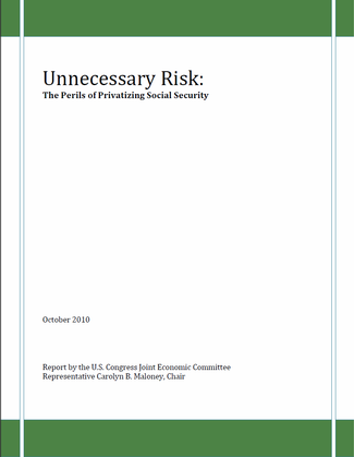 Social Security Oct 10 Report Cover