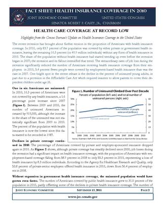JEC Health Care Coverage